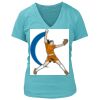 Women's Premium Deep V-Neck T-Shirt Thumbnail