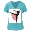 Women's Premium Deep V-Neck T-Shirt Thumbnail