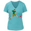 Women's Premium Deep V-Neck T-Shirt Thumbnail