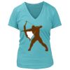 Women's Premium Deep V-Neck T-Shirt Thumbnail