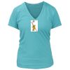 Women's Premium Deep V-Neck T-Shirt Thumbnail