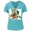 Women's Premium Deep V-Neck T-Shirt Thumbnail