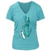 Women's Premium Deep V-Neck T-Shirt Thumbnail
