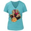 Women's Premium Deep V-Neck T-Shirt Thumbnail