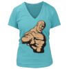 Women's Premium Deep V-Neck T-Shirt Thumbnail