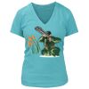 Women's Premium Deep V-Neck T-Shirt Thumbnail
