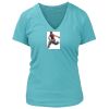 Women's Premium Deep V-Neck T-Shirt Thumbnail