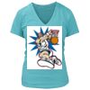 Women's Premium Deep V-Neck T-Shirt Thumbnail
