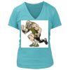 Women's Premium Deep V-Neck T-Shirt Thumbnail