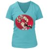 Women's Premium Deep V-Neck T-Shirt Thumbnail