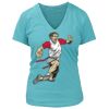 Women's Premium Deep V-Neck T-Shirt Thumbnail
