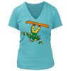 Women's Premium Deep V-Neck T-Shirt Thumbnail