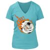 Women's Premium Deep V-Neck T-Shirt Thumbnail