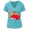 Women's Premium Deep V-Neck T-Shirt Thumbnail