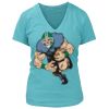 Women's Premium Deep V-Neck T-Shirt Thumbnail