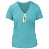 Women's Premium Deep V-Neck T-Shirt Thumbnail
