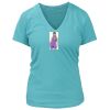 Women's Premium Deep V-Neck T-Shirt Thumbnail