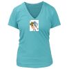 Women's Premium Deep V-Neck T-Shirt Thumbnail