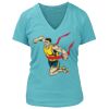 Women's Premium Deep V-Neck T-Shirt Thumbnail
