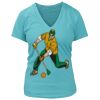 Women's Premium Deep V-Neck T-Shirt Thumbnail