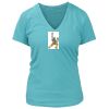 Women's Premium Deep V-Neck T-Shirt Thumbnail