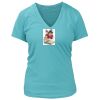 Women's Premium Deep V-Neck T-Shirt Thumbnail