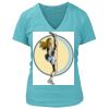 Women's Premium Deep V-Neck T-Shirt Thumbnail