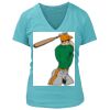 Women's Premium Deep V-Neck T-Shirt Thumbnail