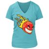 Women's Premium Deep V-Neck T-Shirt Thumbnail