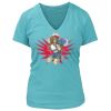 Women's Premium Deep V-Neck T-Shirt Thumbnail