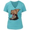 Women's Premium Deep V-Neck T-Shirt Thumbnail