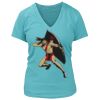 Women's Premium Deep V-Neck T-Shirt Thumbnail