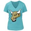 Women's Premium Deep V-Neck T-Shirt Thumbnail