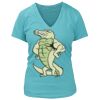 Women's Premium Deep V-Neck T-Shirt Thumbnail