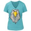 Women's Premium Deep V-Neck T-Shirt Thumbnail