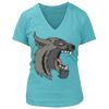 Women's Premium Deep V-Neck T-Shirt Thumbnail