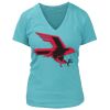 Women's Premium Deep V-Neck T-Shirt Thumbnail