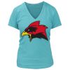Women's Premium Deep V-Neck T-Shirt Thumbnail