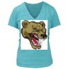 Women's Premium Deep V-Neck T-Shirt Thumbnail