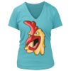 Women's Premium Deep V-Neck T-Shirt Thumbnail