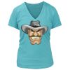 Women's Premium Deep V-Neck T-Shirt Thumbnail