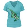 Women's Premium Deep V-Neck T-Shirt Thumbnail