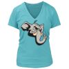Women's Premium Deep V-Neck T-Shirt Thumbnail