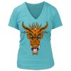 Women's Premium Deep V-Neck T-Shirt Thumbnail