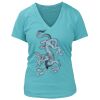 Women's Premium Deep V-Neck T-Shirt Thumbnail