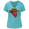 Women's Premium Deep V-Neck T-Shirt Thumbnail