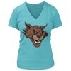 Women's Premium Deep V-Neck T-Shirt Thumbnail