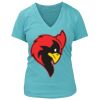 Women's Premium Deep V-Neck T-Shirt Thumbnail