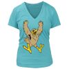 Women's Premium Deep V-Neck T-Shirt Thumbnail