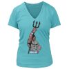 Women's Premium Deep V-Neck T-Shirt Thumbnail